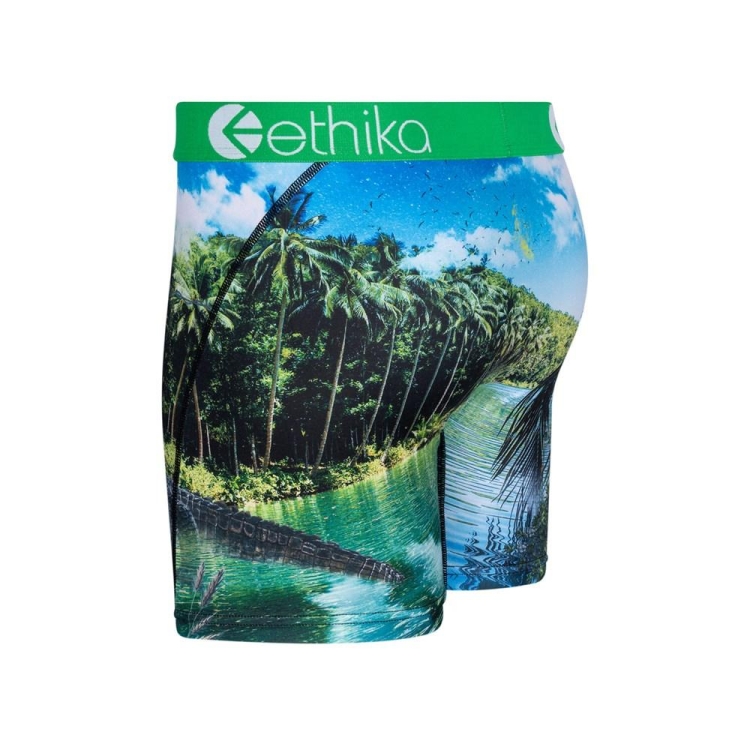 Mid Boxers Ethika Dundee Vert Homme | HQJF-48519094