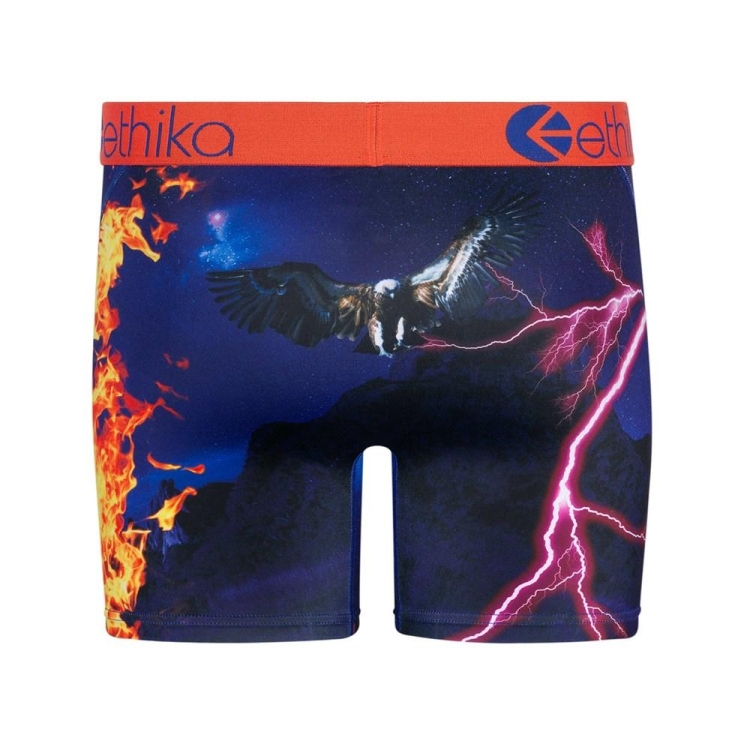 Mid Boxers Ethika Flame World Multicolore Homme | ABKV-31838454