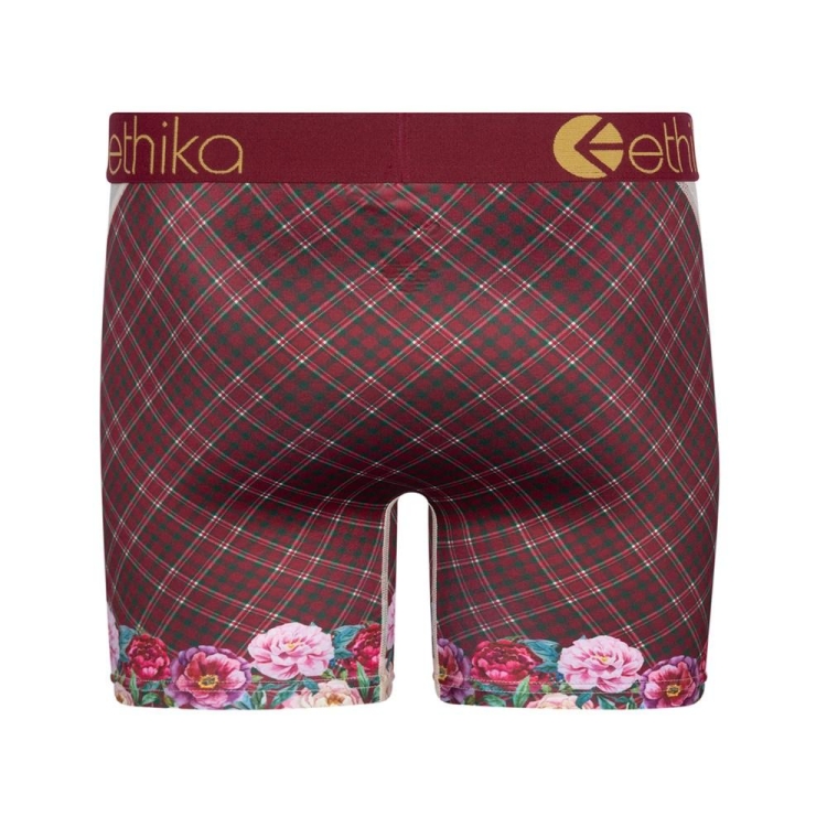 Mid Boxers Ethika Ethikafication Blanche Bordeaux Homme | WNOS-94693134