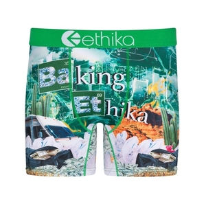 Mid Boxers Ethika Cookin Vert Homme | WNHZ-60884145