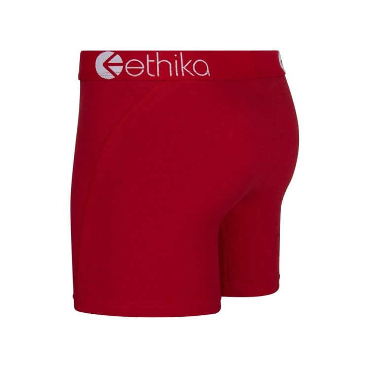 Mid Boxers Ethika Cayenne Rouge Homme | HEHZ-30967507