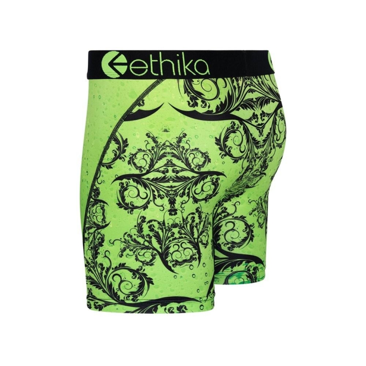 Mid Boxers Ethika Shots Up Vert Homme | THNB-56958040