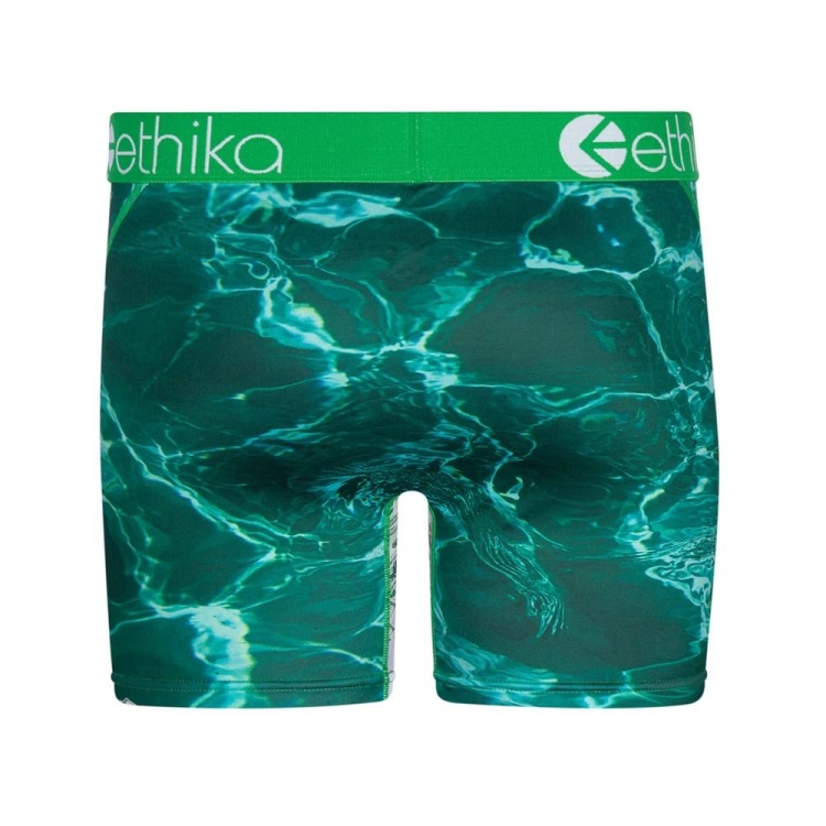 Mid Boxers Ethika Cookin Vert Homme | WNHZ-60884145