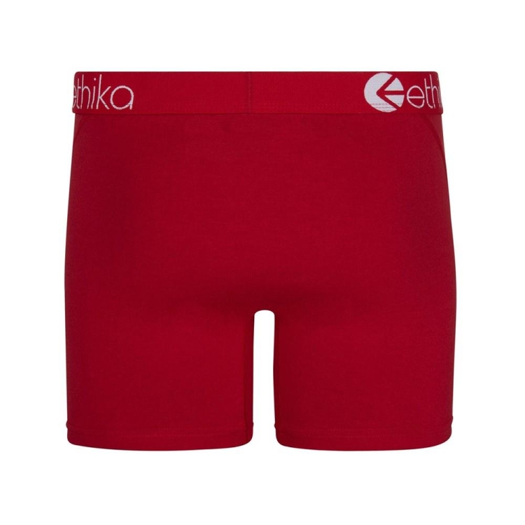 Mid Boxers Ethika Cayenne Rouge Homme | HEHZ-30967507