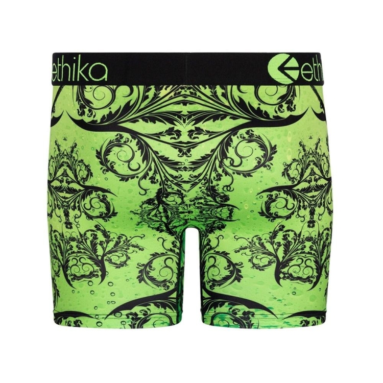 Mid Boxers Ethika Shots Up Vert Homme | THNB-56958040