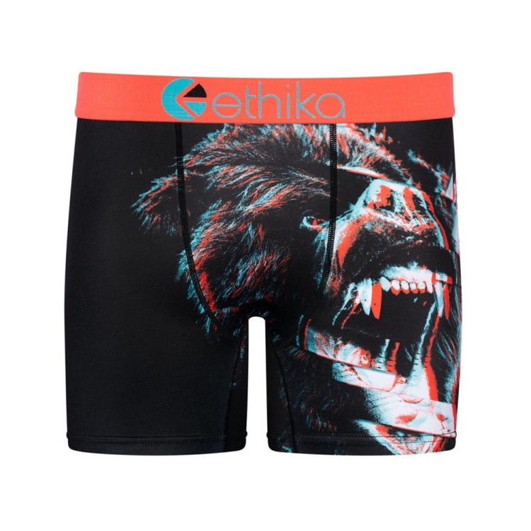 Mid Boxers Ethika Bear Matrix 3D Noir Homme | RGCL-50291861