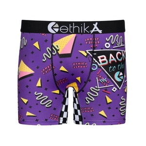 Mid Boxers Ethika Better Times Violette Homme | BVZJ-24666046