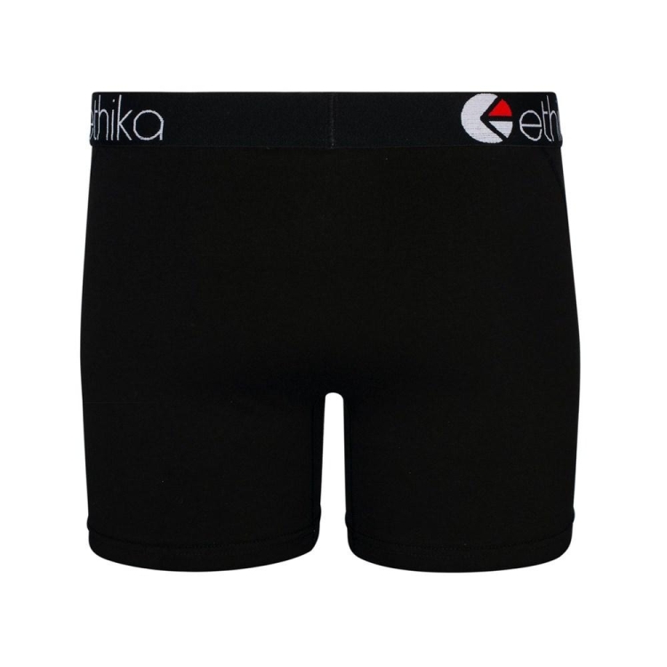 Mid Boxers Ethika BlackOut Noir Homme | KQMR-78664515