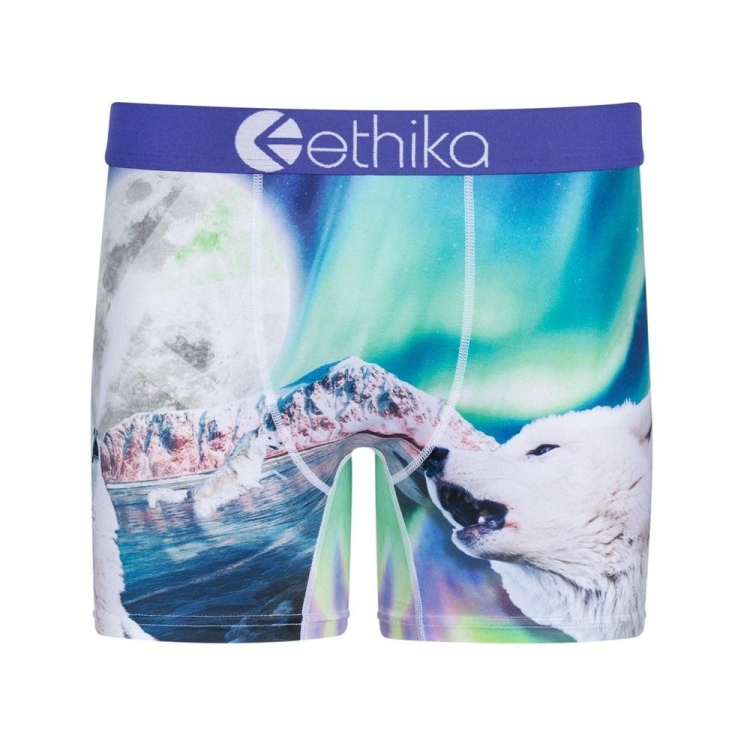 Mid Boxers Ethika Aurora Wolves Multicolore Homme | CRUG-56735227