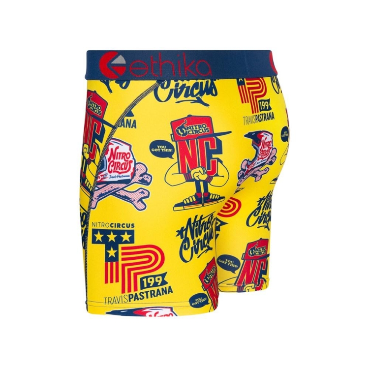 Mid Boxers Ethika Bazooka 199 Jaune Homme | HZRZ-40394827