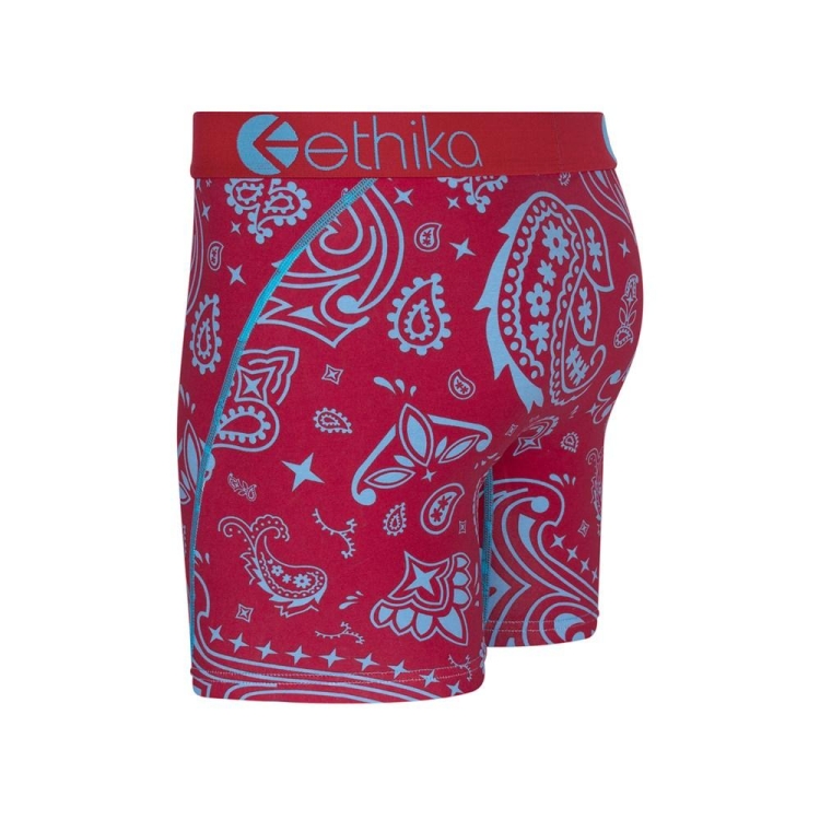 Mid Boxers Ethika Bandana Love Rouge Homme | KZCM-66788891