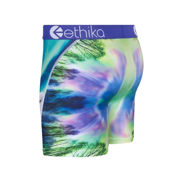 Mid Boxers Ethika Aurora Wolves Multicolore Homme | CRUG-56735227