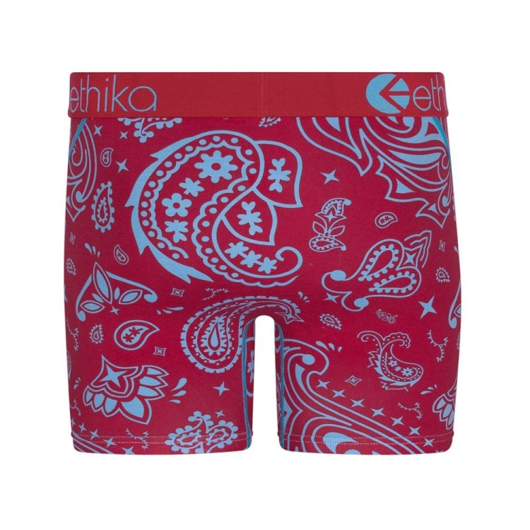 Mid Boxers Ethika Bandana Love Rouge Homme | KZCM-66788891