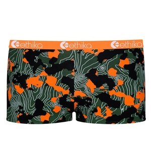 Shorty Underwear Ethika Forest Camo Vert Orange Femme | WEVU-10342805