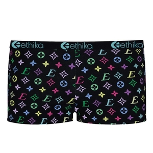 Shorty Underwear Ethika Drip Noir Femme | JDAO-66845682