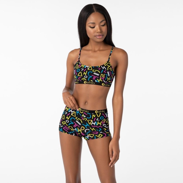 Shorty Underwear Ethika 90's Retro Multicolore Femme | GMMB-82909503