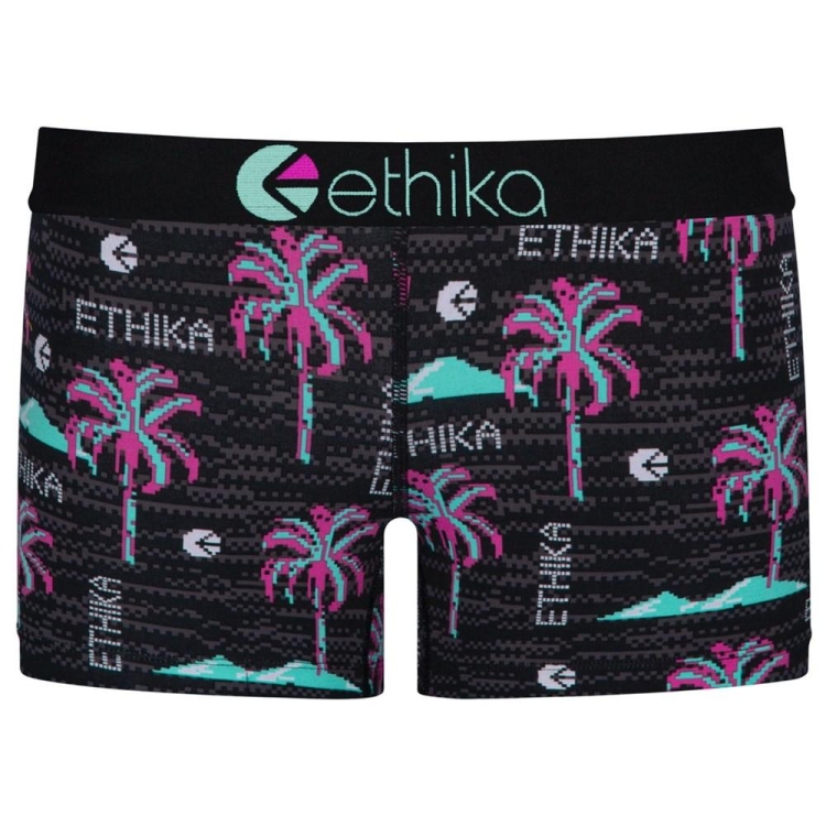 Staple Underwear Ethika Patch Noir Femme | KFIS-51050503