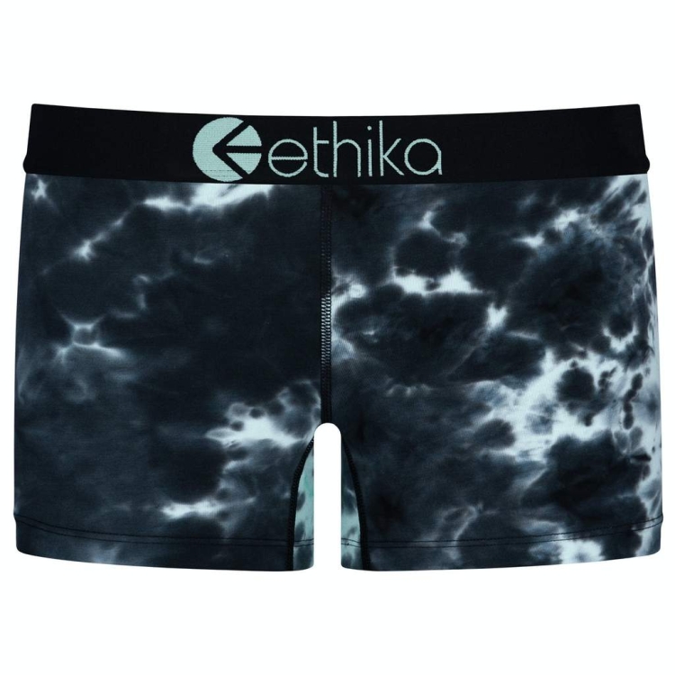 Staple Underwear Ethika Lightning Dye Noir Turquoise Femme | BXMY-08192338