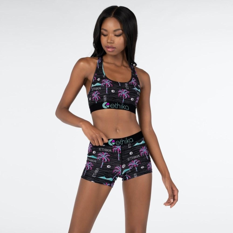 Staple Underwear Ethika Patch Noir Femme | KFIS-51050503