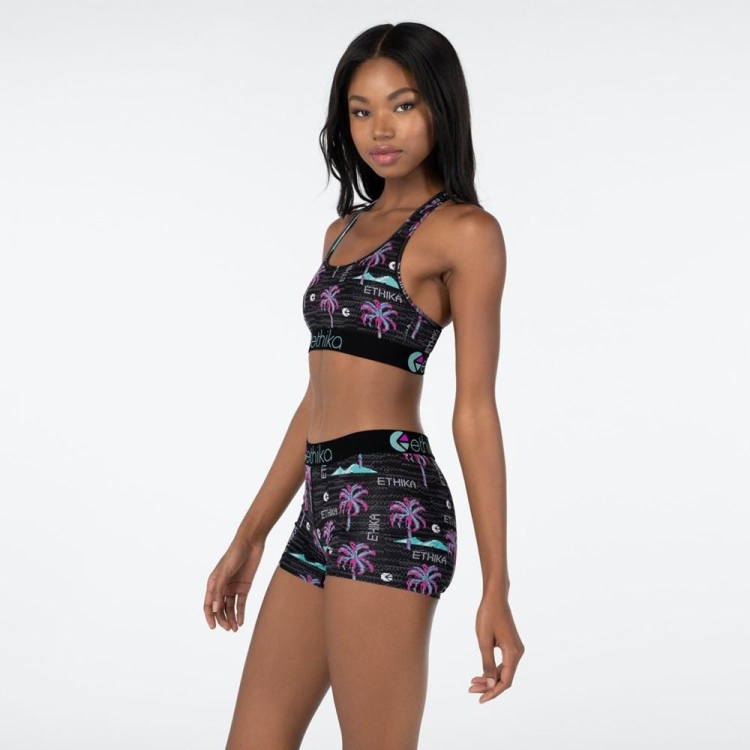 Staple Underwear Ethika Patch Noir Femme | KFIS-51050503