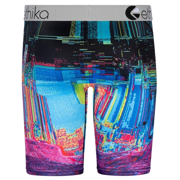 Staple Underwear Ethika Technicolor 3D Multicolore Homme | FMAE-75184390