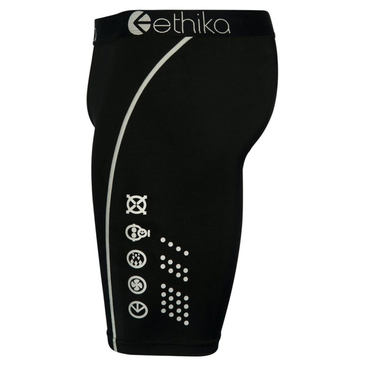 Staple Underwear Ethika Subzero Noir Homme | ZXDY-86504170