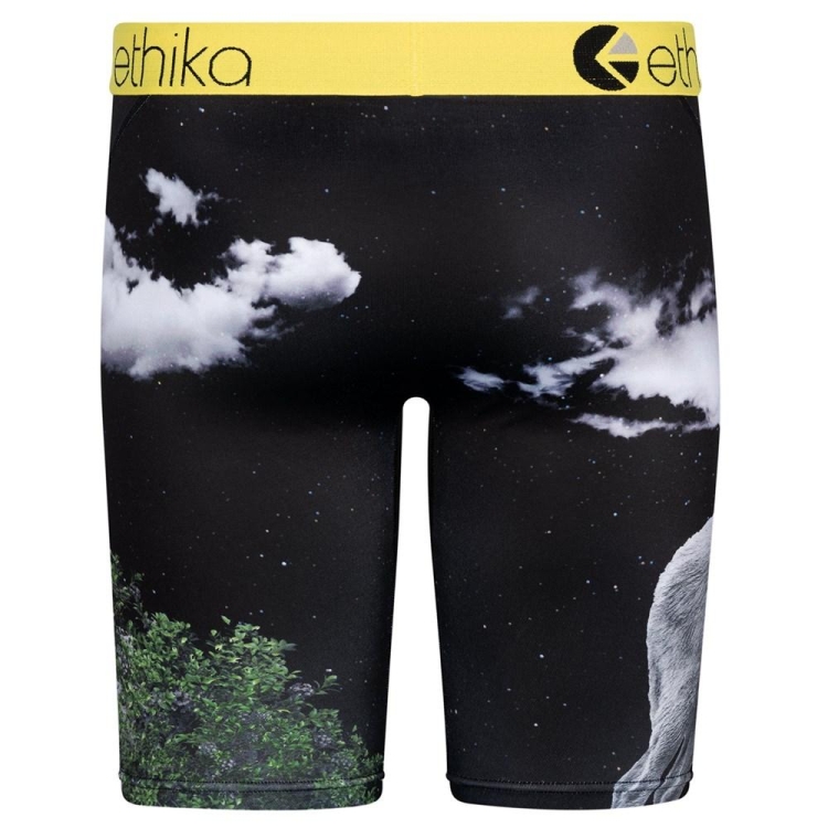 Staple Underwear Ethika The Wolf Pack Noir Homme | ZSJJ-09321291