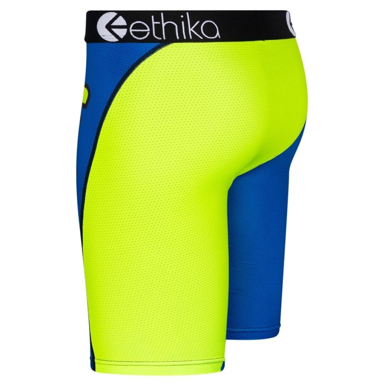 Staple Underwear Ethika VR Jersey Bleu Vert Homme | XLVP-95853584