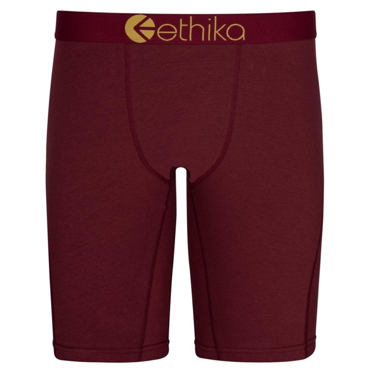 Staple Underwear Ethika Righteous Port Bordeaux Homme | HXWF-96824659