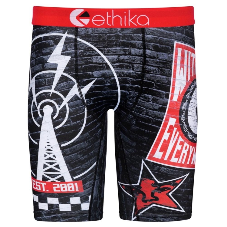 Staple Underwear Ethika Propaganda Noir Homme | ZHTD-62380011