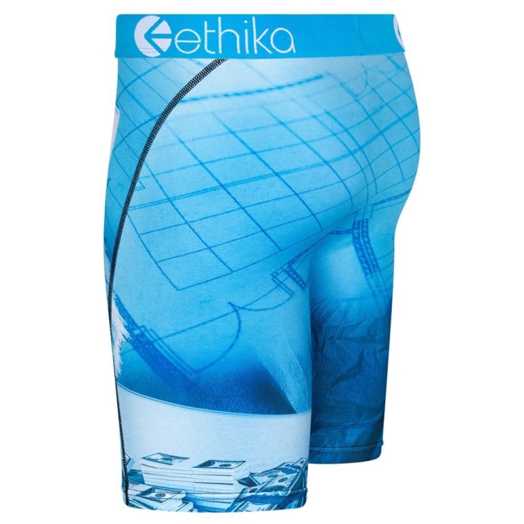 Staple Underwear Ethika Print Bleu Homme | DAKK-89178813