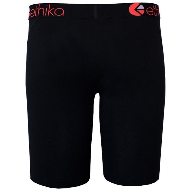 Staple Underwear Ethika Seal Solid Noir Homme | YZQE-54676849