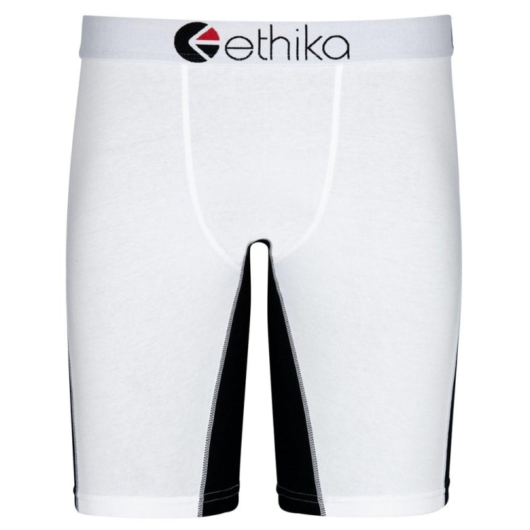 Staple Underwear Ethika OG Contrast Blanche Noir Homme | JEAU-56475728