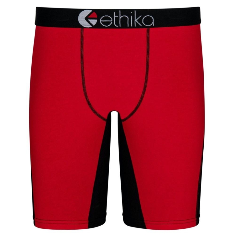 Staple Underwear Ethika OG Contrast Rouge Noir Homme | IISU-96094670