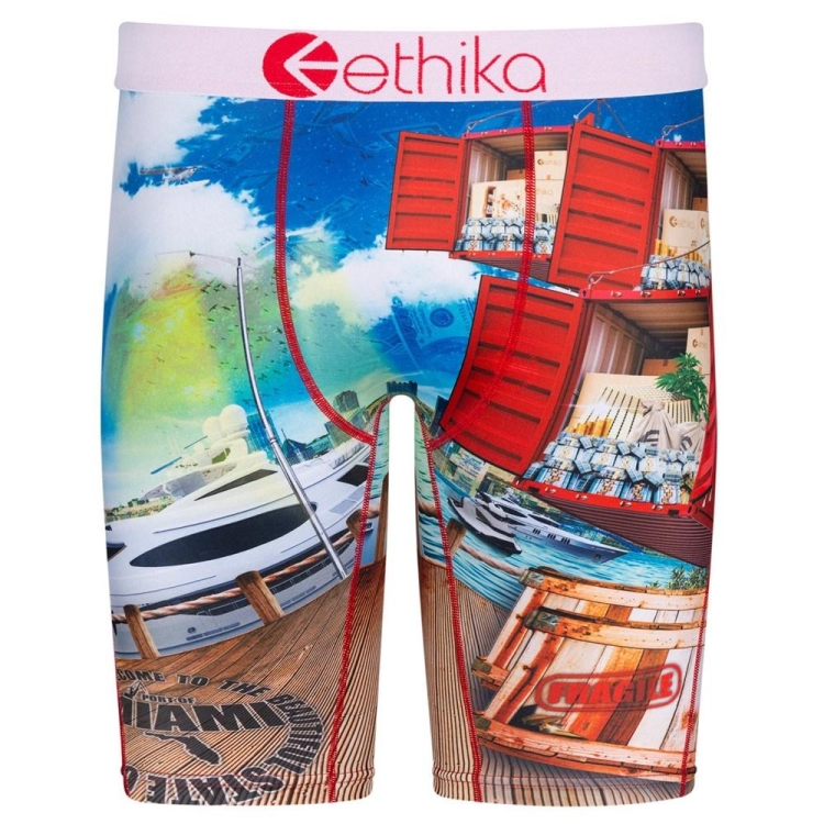 Staple Underwear Ethika Miami Port Multicolore Homme | VDZE-86774544