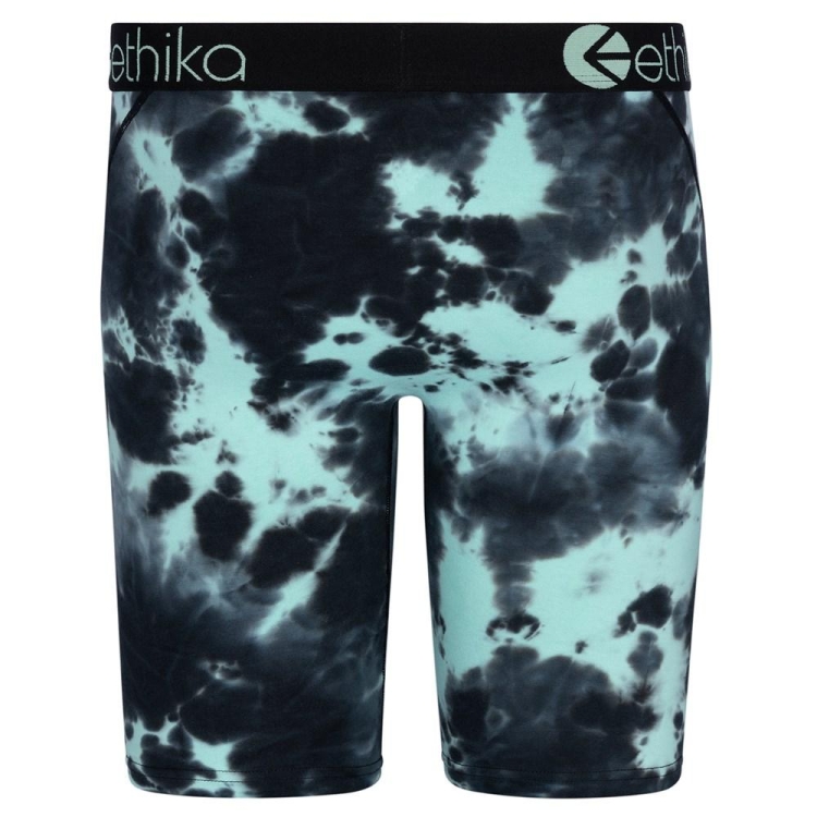 Staple Underwear Ethika Lightning Dye Noir Turquoise Homme | XQMO-52226654