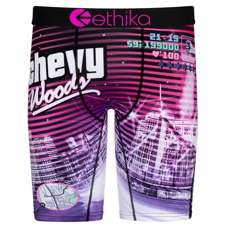 Staple Underwear Ethika GT Hazelwood Violette Homme | GMLW-87917077