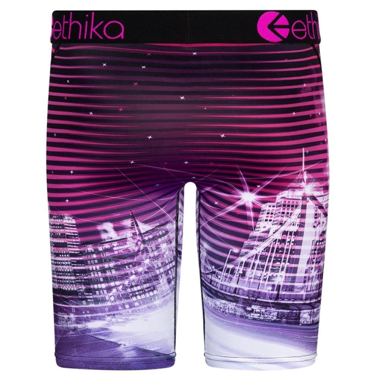 Staple Underwear Ethika GT Hazelwood Violette Homme | GMLW-87917077