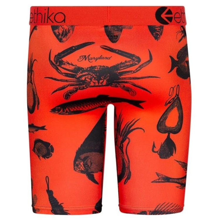 Staple Underwear Ethika Maryland Orange Homme | IBFL-35683215