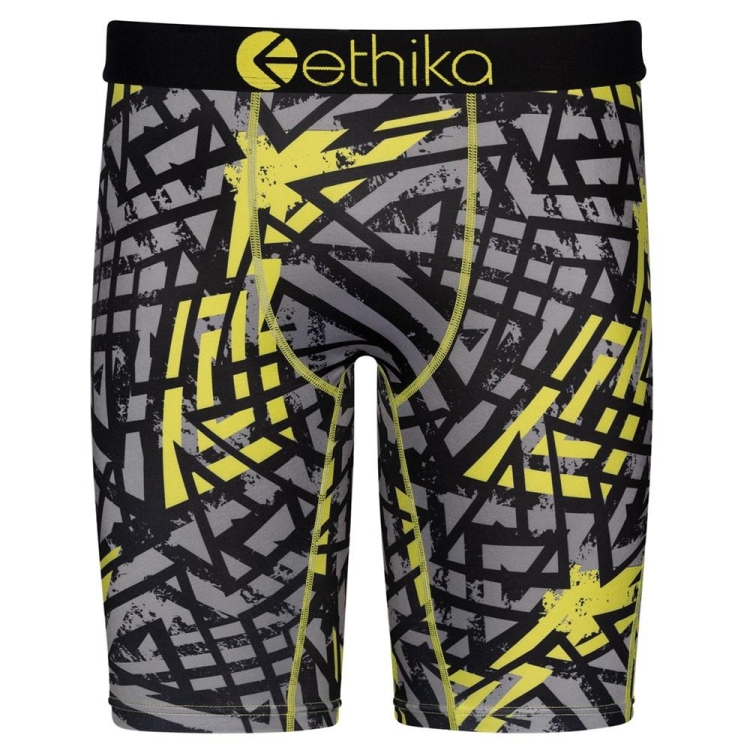 Staple Underwear Ethika Electric Labryinth Grise Homme | AJHL-89856915