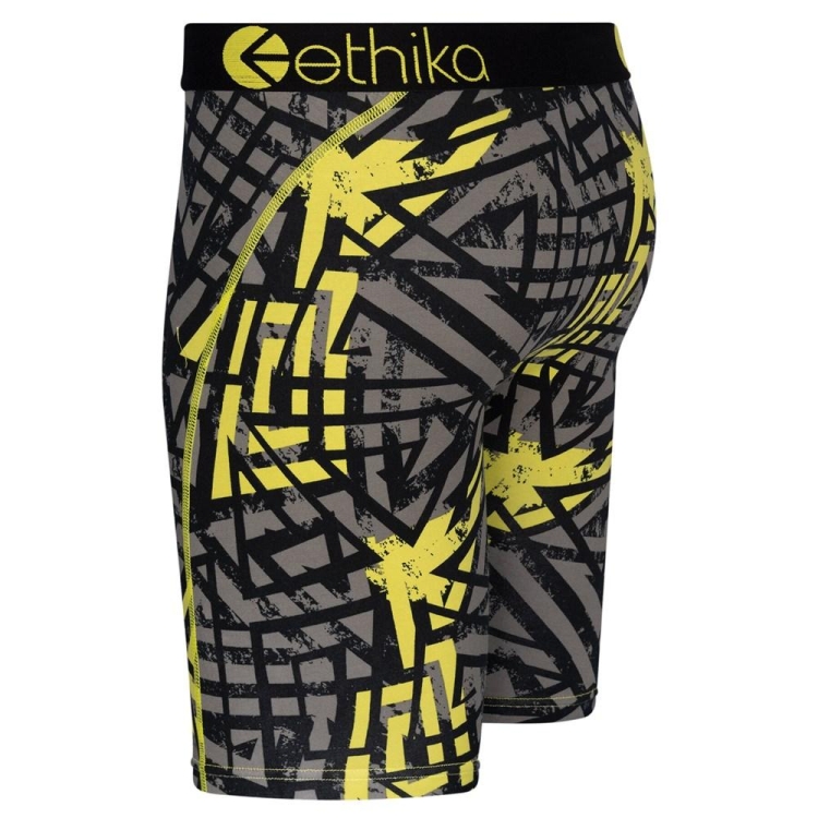 Staple Underwear Ethika Electric Labryinth Grise Homme | AJHL-89856915