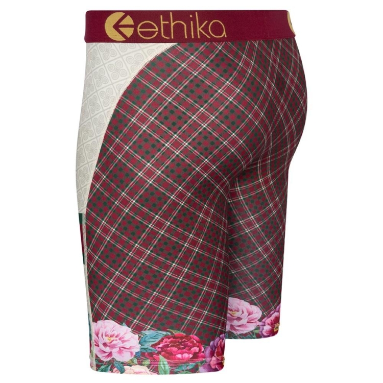 Staple Underwear Ethika Ethikafication Blanche Bordeaux Homme | XWGE-73606339