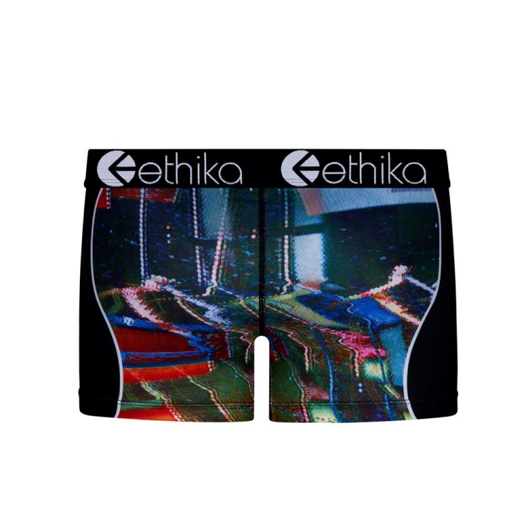 Sous Vêtement Ethika Body Glitch Staple Fille Multicolore Unisex | XUJP-74951939