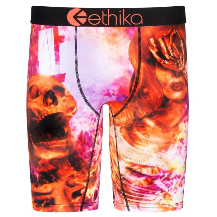 Staple Underwear Ethika Damsel Orange Homme | HGCR-24806190