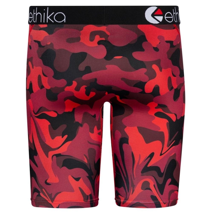 Staple Underwear Ethika BMR Stealth Drip Rouge Noir Homme | CDAS-80682181