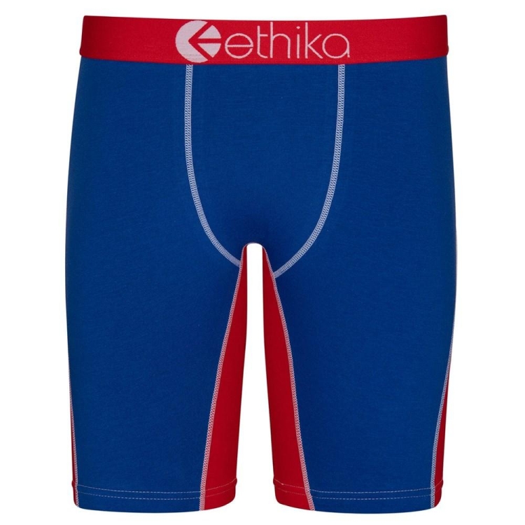 Staple Underwear Ethika All Star Contrast Bleu Rouge Homme | PUNW-31082284