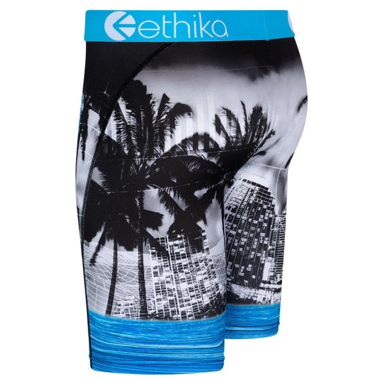 Staple Underwear Ethika 5-0 Blanche Bleu Homme | BSHC-27158920