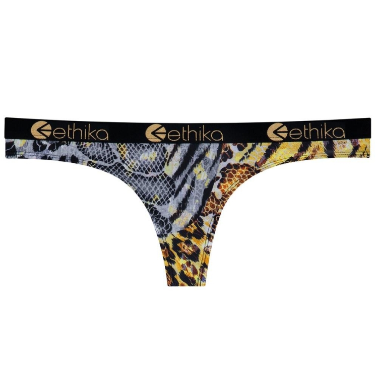 Lanières Ethika Twist Leopard Femme | ZGBS-74707359