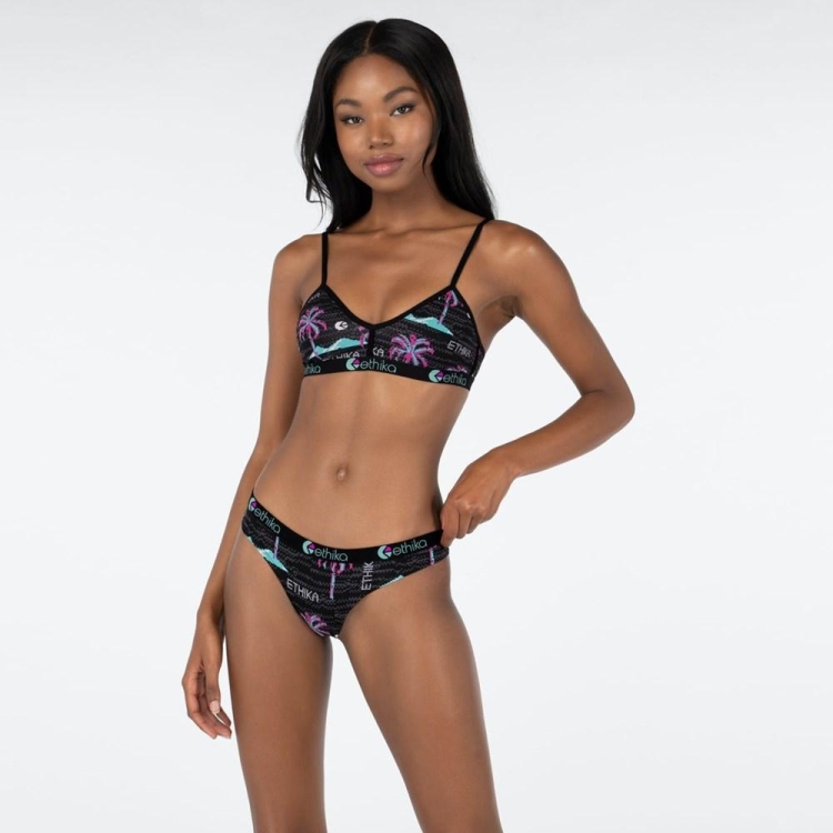 Lanières Ethika Patch Noir Femme | HBTB-92099875