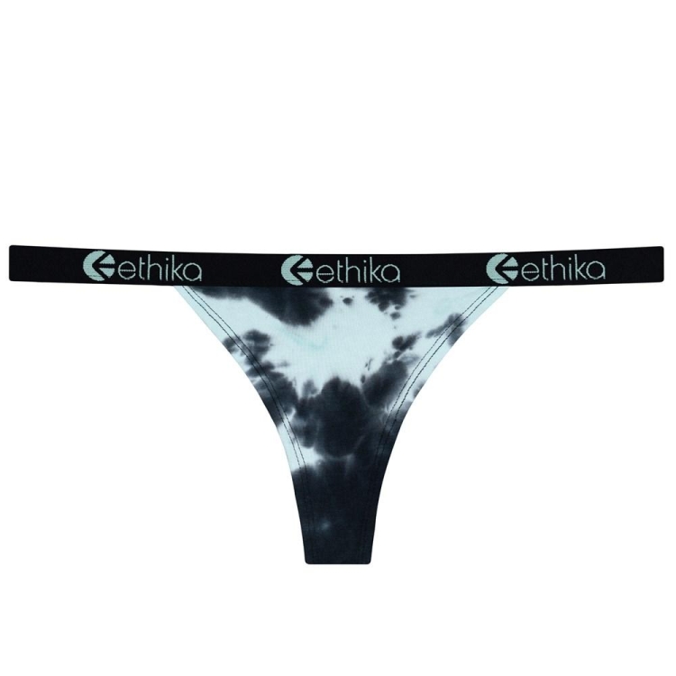 Lanières Ethika Lightning Dye Brazilian Noir Turquoise Femme | HCQA-11210512